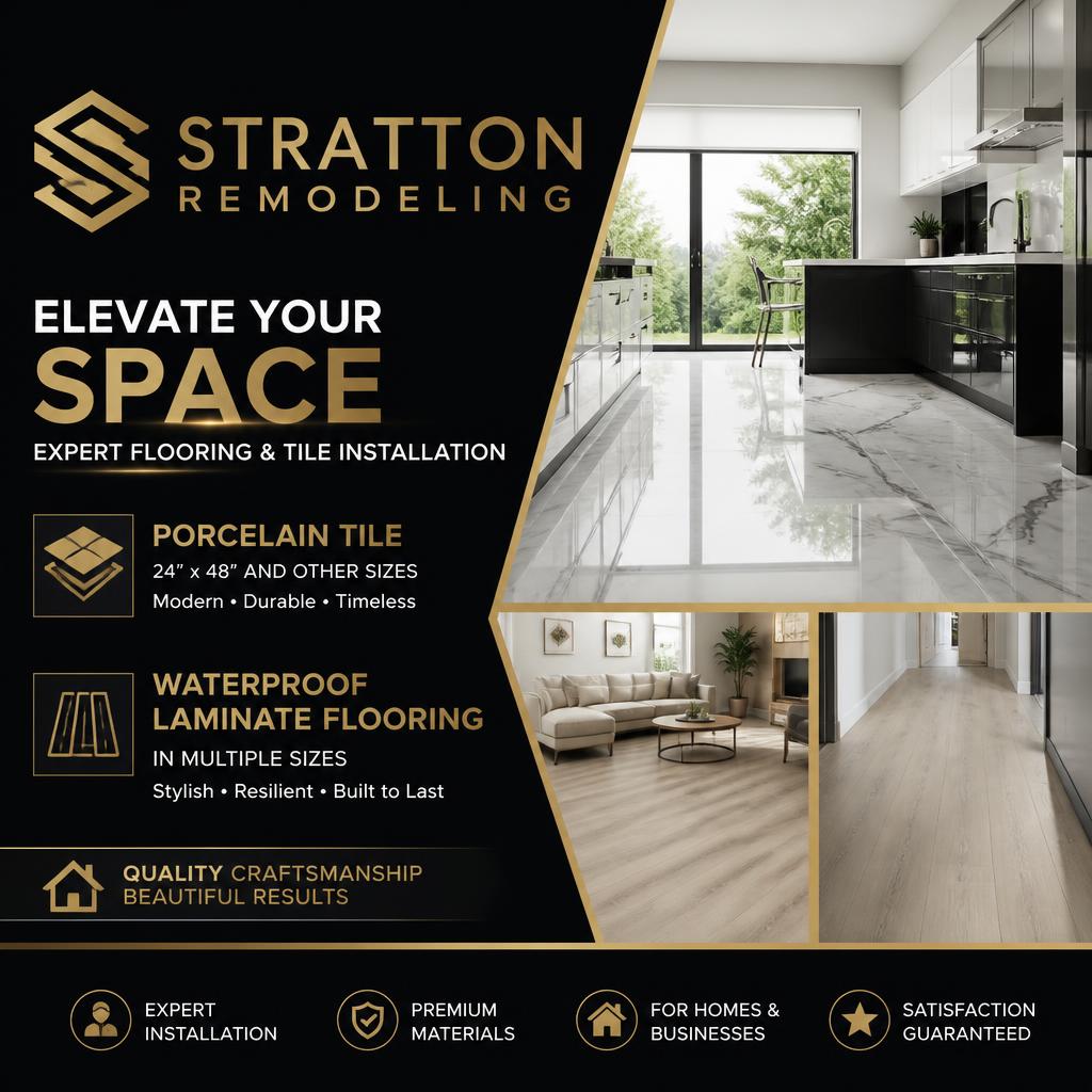 Stratton Remodeling Expert Flooring & Tile Installation